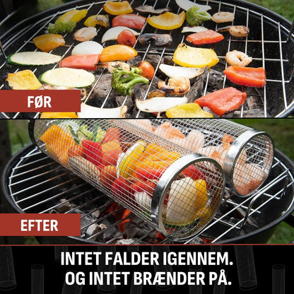 Rullende Grillkurv